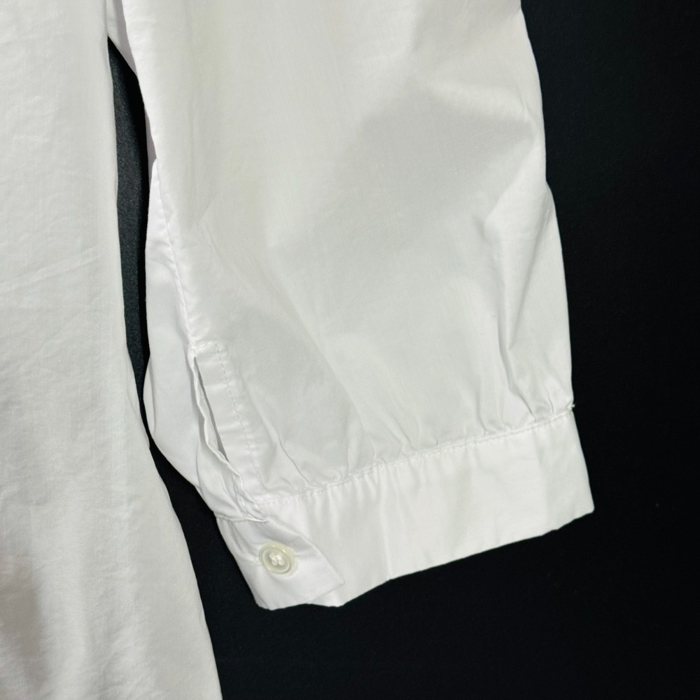A.Z.I New York Women's Top L White Embroidered Floral Button Up Blouse - Picture 5 of 12